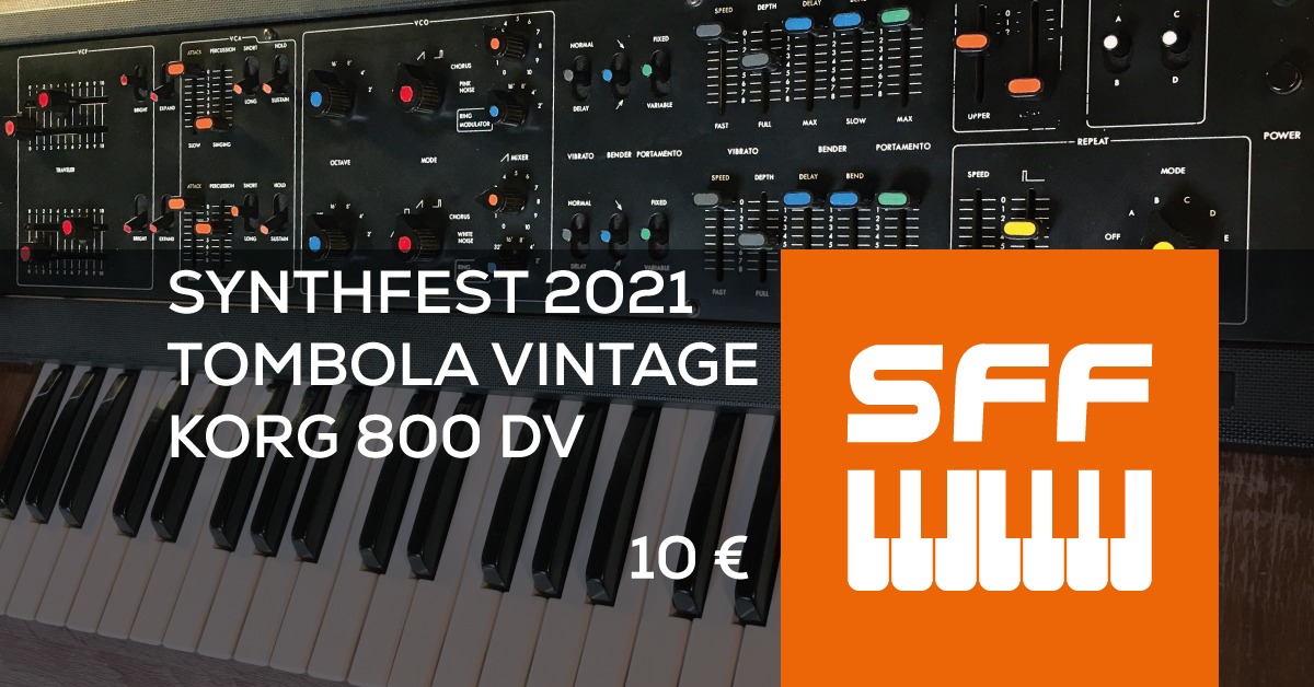 SynthFest France - Tombola vintage 2021 - KORG 800DV SynthFest France - Tombola vintage 2021 - KORG 800DV