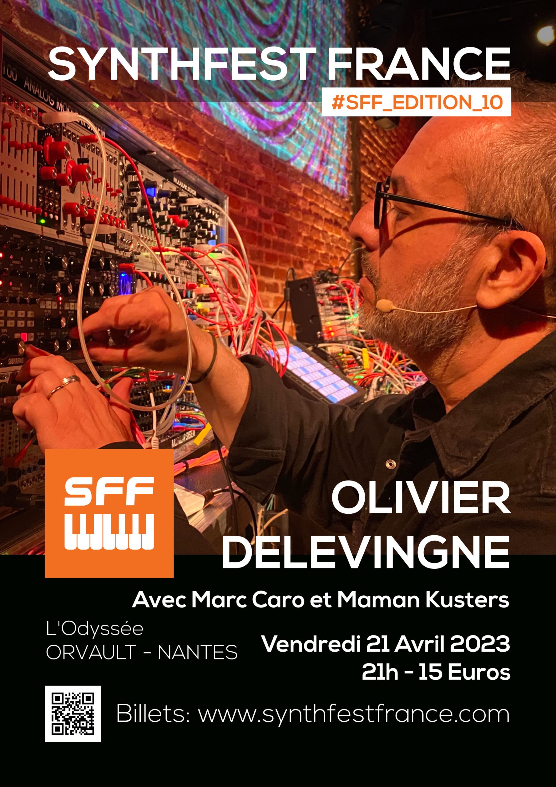 Olivier Delevingne - SynthFest France 2023 #SFF_EDITION_10 #SACEM #UNAC #KRHomeStudio #ALGAM #LesSondiers