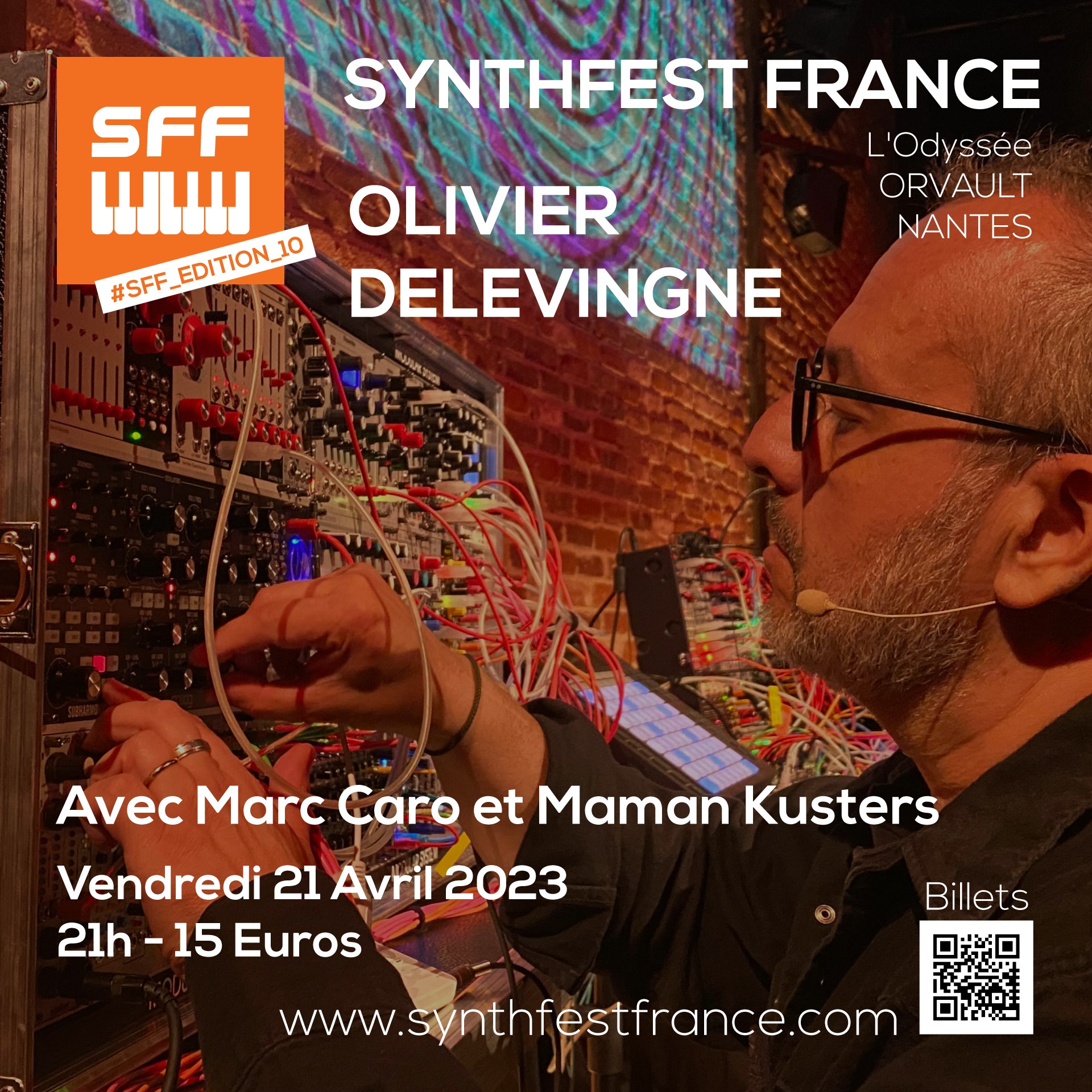 Olivier Delevingne - SynthFest France 2023 #SFF_EDITION_10 Olivier Delevingne - SynthFest France 2023 #SFF_EDITION_10 #SACEM #UNAC #KRHomeStudio #ALGAM #LesSondiers