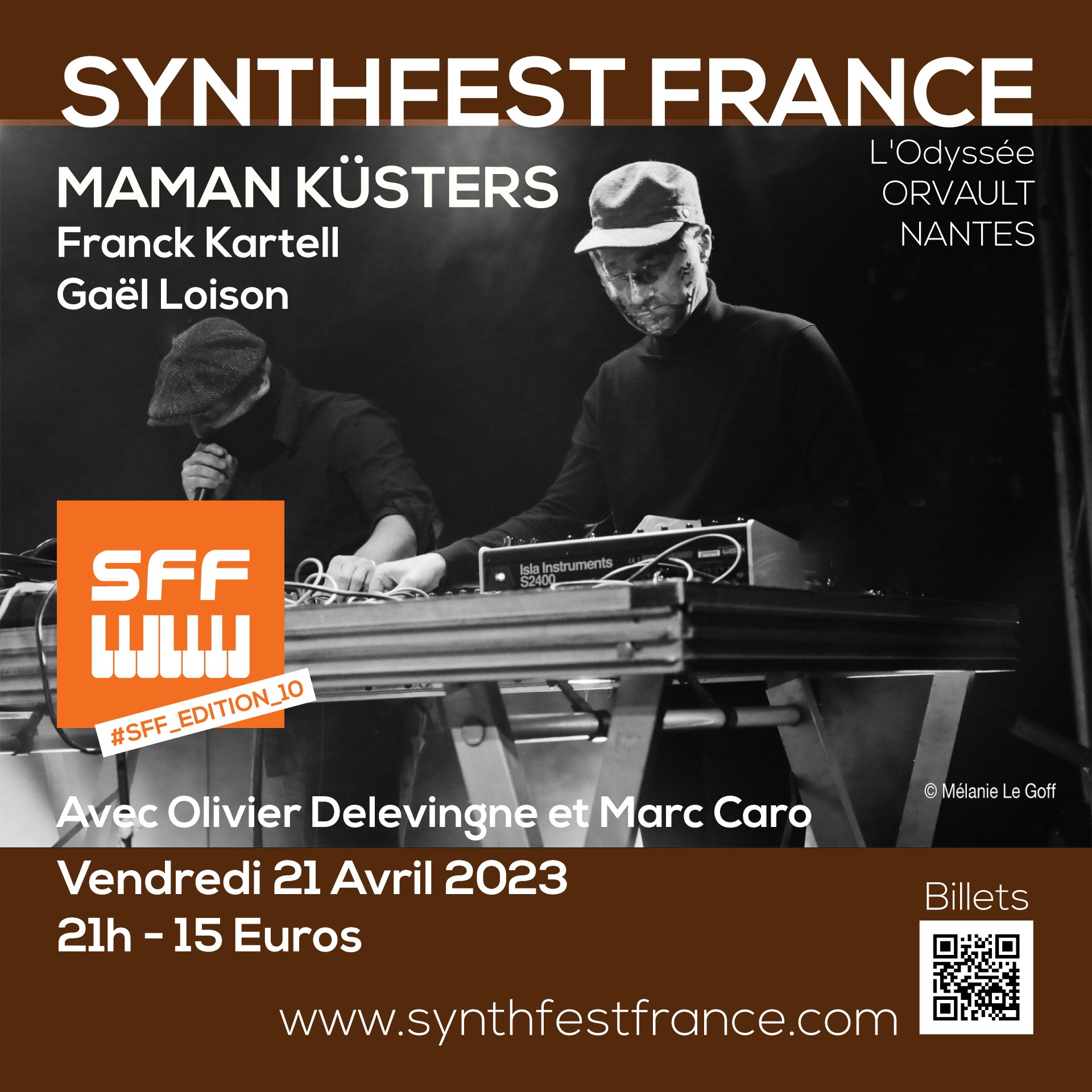 Maman Küsters - SynthFest France 2023 #SFF_EDITION_10 #SACEM #UNAC #KRHomeStudio #ALGAM #LesSondiers