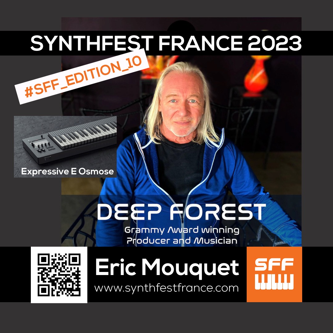 Eric Mouquet - Deep Forest - SynthFest France 2023 #SFF_EDITION_10 #SACEM #UNAC #KRHomeStudio #ALGAM #LesSondiers #DeepForest #EricMouquet