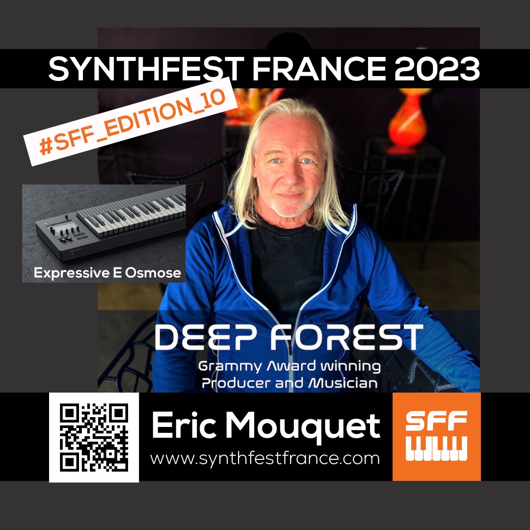 Eric Mouquet - Deep Forest - SynthFest France 2023 #SFF_EDITION_10 #SACEM #UNAC #KRHomeStudio #ALGAM #LesSondiers #DeepForest #EricMouquet Eric Mouquet - Deep Forest - SynthFest France 2023 #SFF_EDITION_10 #SACEM #UNAC #KRHomeStudio #ALGAM #LesSondiers #DeepForest #EricMouquet