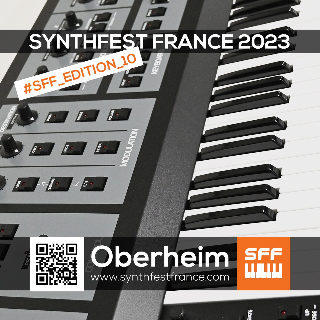 Oberheim - SynthFest France 2023 #SFF_EDITION_10 #SACEM #UNAC #KRHomeStudio #ALGAM #LesSondiers