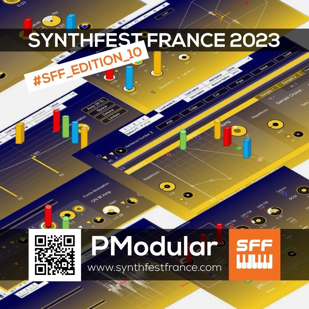 PModular - SynthFest France 2023 #SFF_EDITION_10 #SACEM #UNAC #KRHomeStudio #ALGAM #LesSondiers