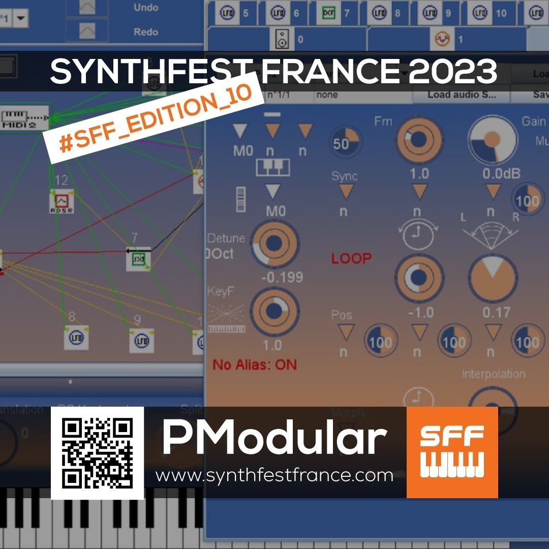 PModular - SynthFest France 2023 #SFF_EDITION_10 #SACEM #UNAC #KRHomeStudio #ALGAM #LesSondiers