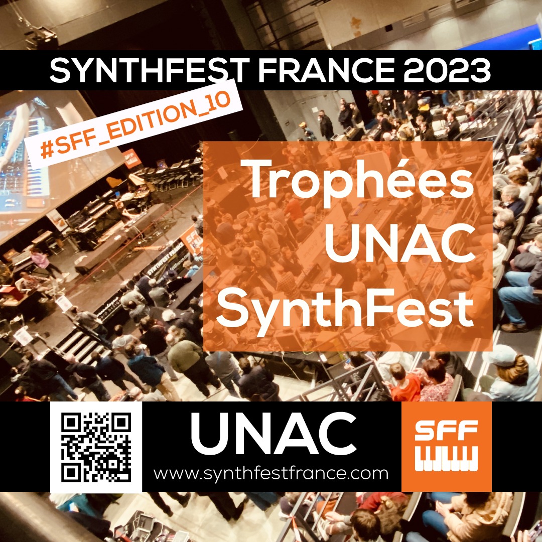 Trophées UNAC / SynthFest - SynthFest France 2023 #SFF_EDITION_10 #SACEM #UNAC #KRHomeStudio #ALGAM #LesSondiers #UNAC Trophées UNAC / SynthFest - SynthFest France 2023 #SFF_EDITION_10 ##SACEM #UNAC #KRHomeStudio #ALGAM #LesSondiers #UNAC