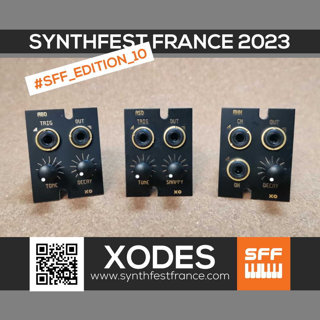 XODES - SynthFest France 2023 #SFF_EDITION_10 #SACEM #UNAC #KRHomeStudio #ALGAM #LesSondiers