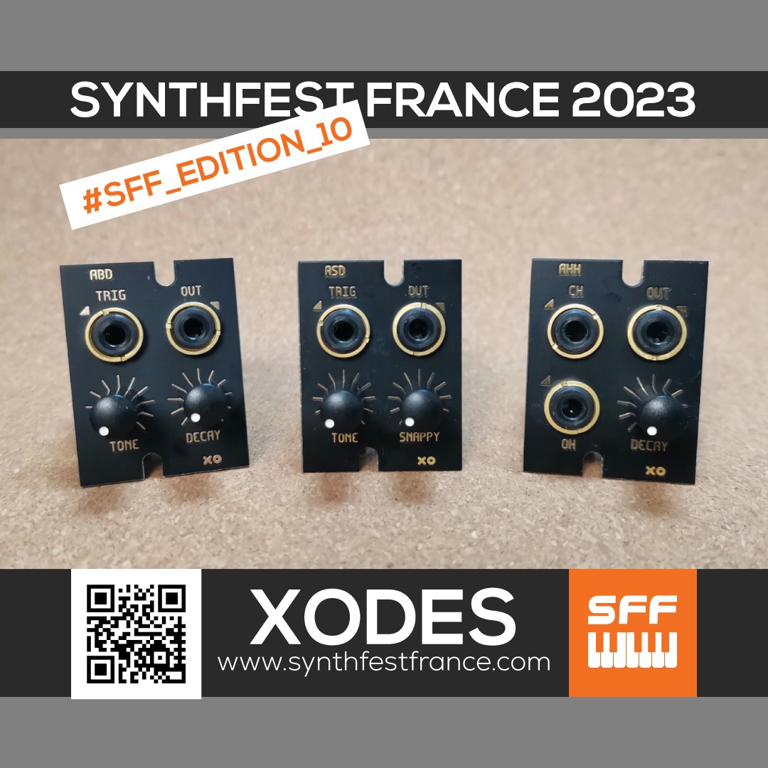 XODES - SynthFest France 2023 #SFF_EDITION_10 XODES - SynthFest France 2023 #SFF_EDITION_10 #SACEM #UNAC #KRHomeStudio #ALGAM #LesSondiers