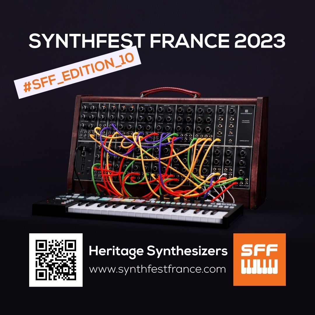 Heritage Synthesizers - Frederic Rible - SynthFest France 2023 #SFF_EDITION_10 #SACEM #UNAC #KRHomeStudio #ALGAM #LesSondiers #IRCAM #AlexisFaucomprez #HeritageSynthesizers #Puredata