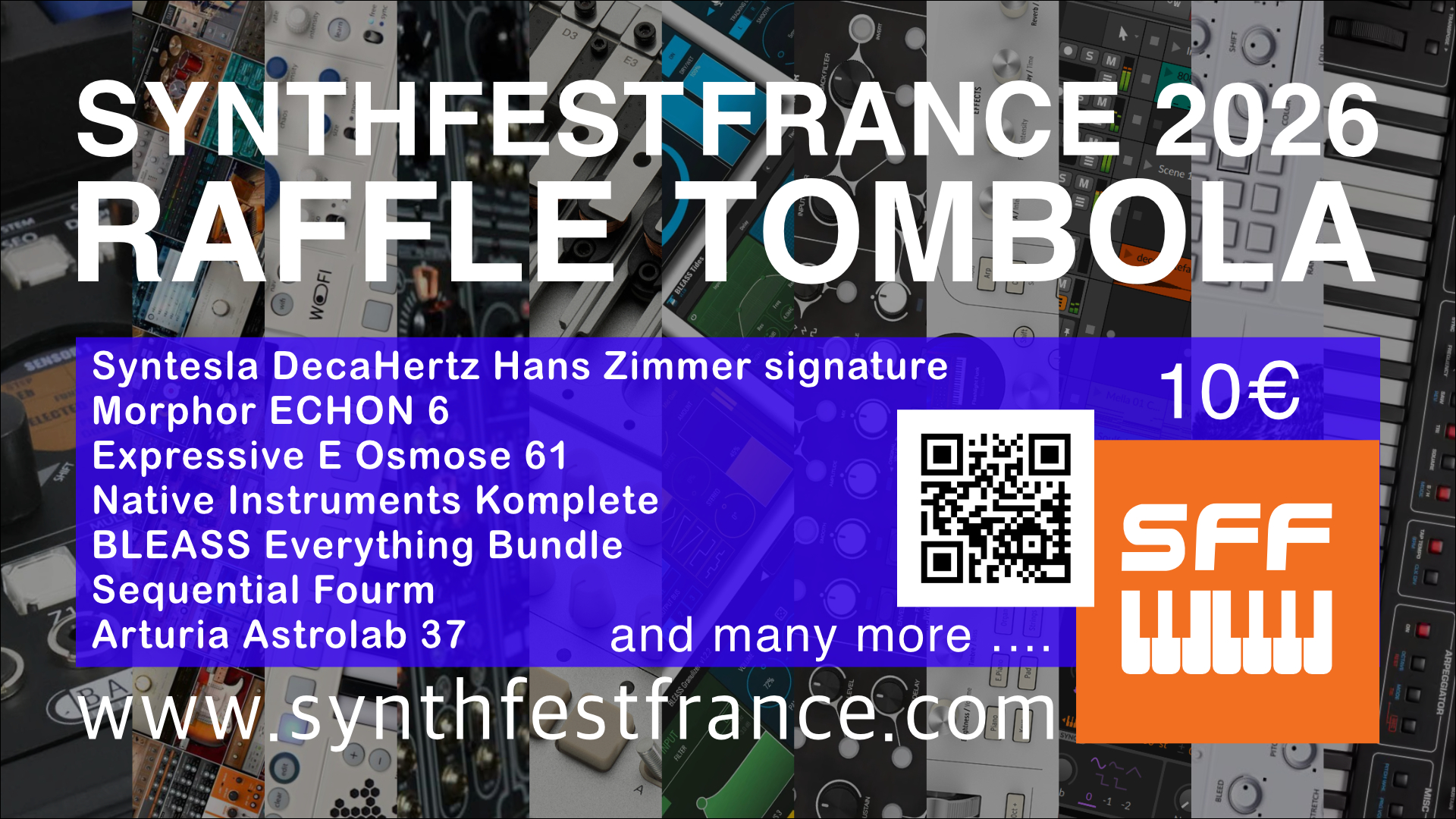 SynthFest France 2026 - Raffle Tombola - Hans Zimmer Signature