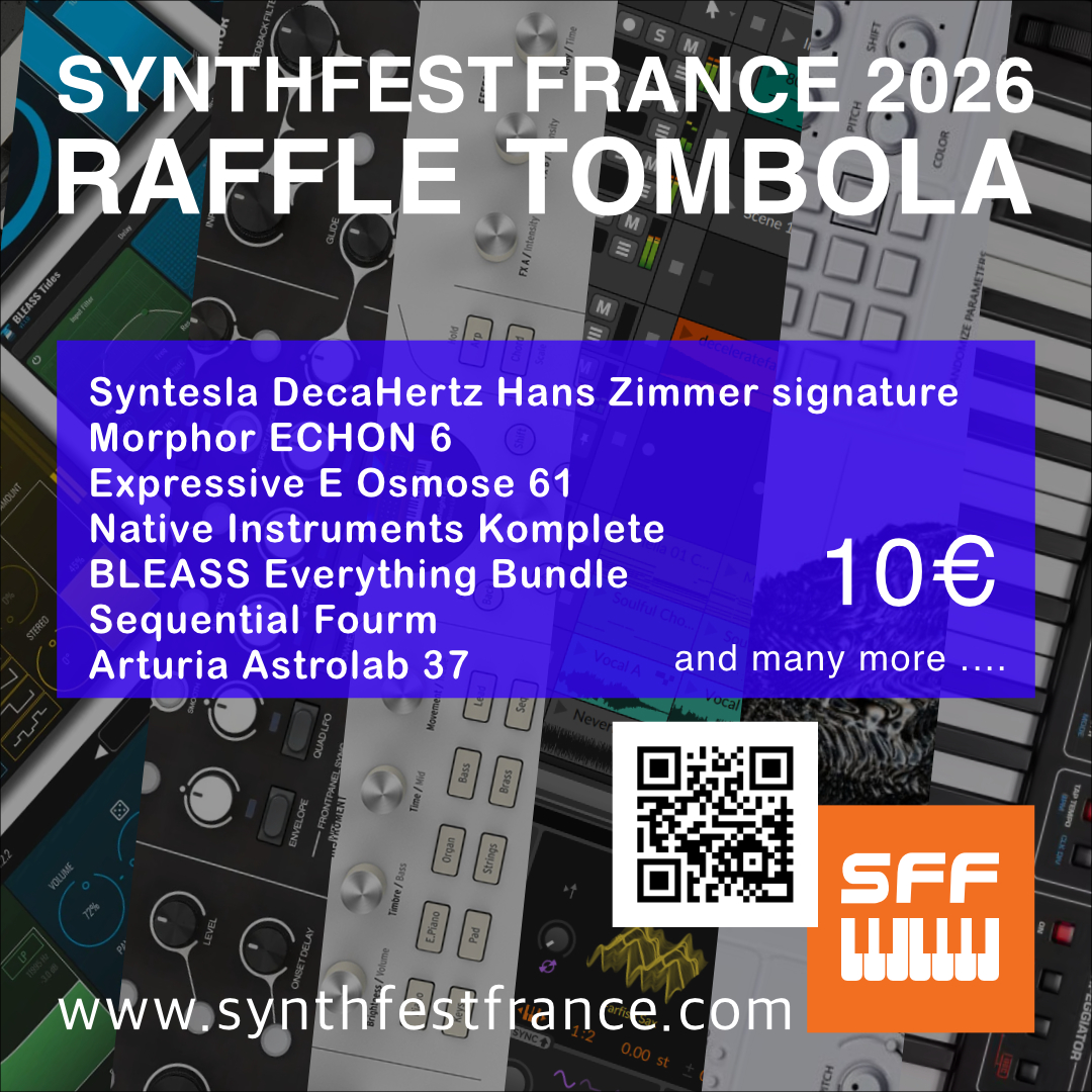 SynthFest France 2026 - Raffle Tombola - Hans Zimmer Signature