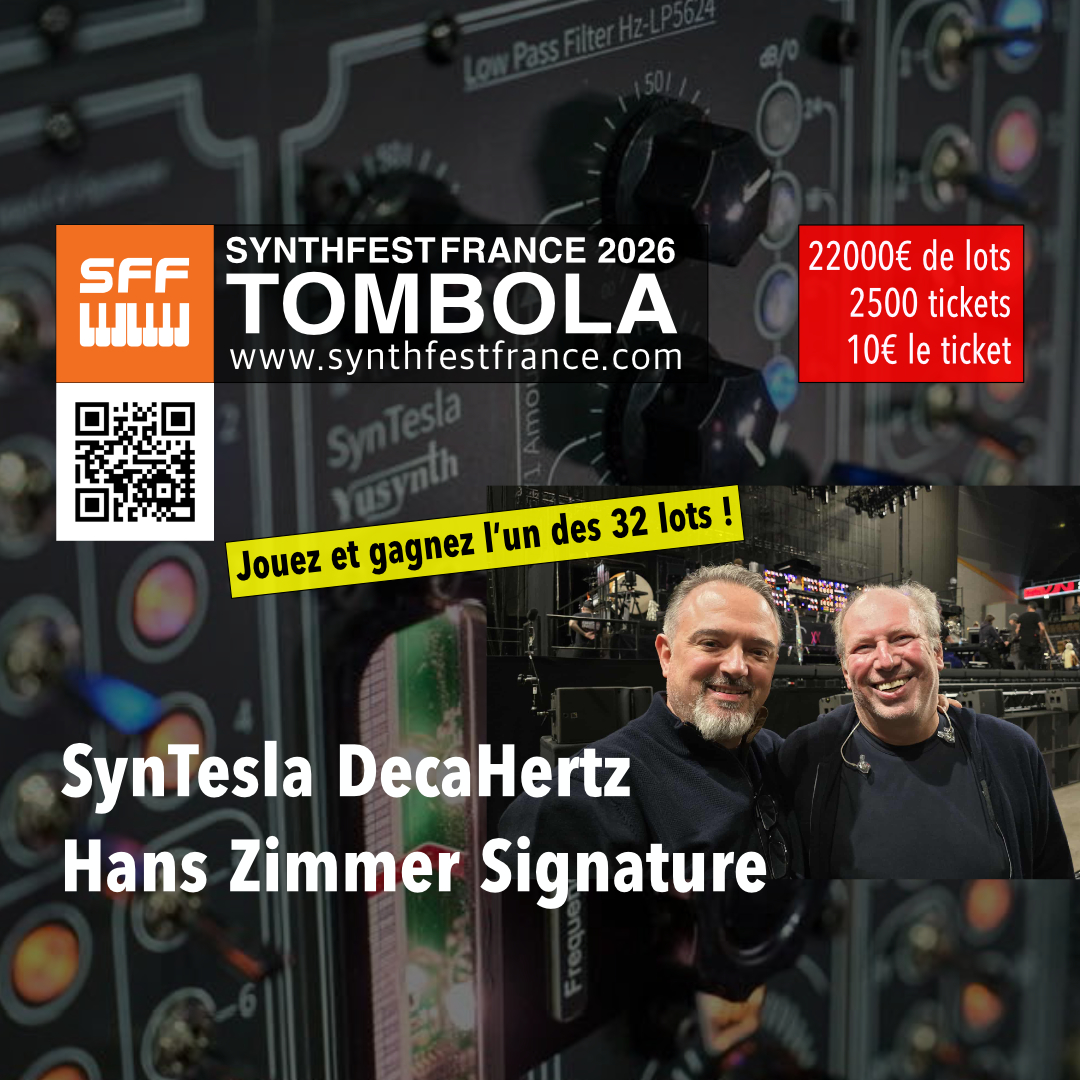 SynthFest Raffle / Tombola 2026 - Hans Zimmer - SynTesla SynthFest Raffle / Tombola 2026 - Hans Zimmer - SynTesla